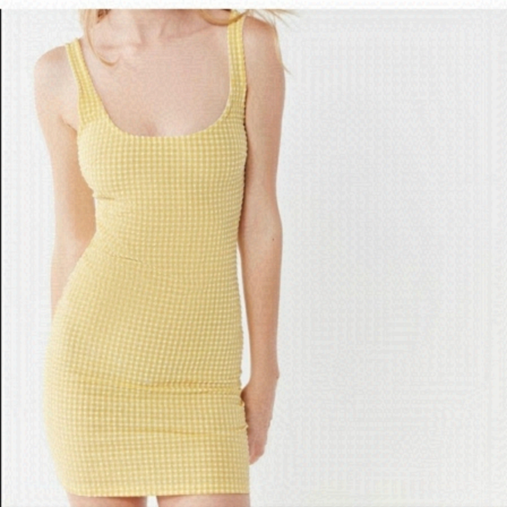Urban Outfitters Yellow Mini Dress